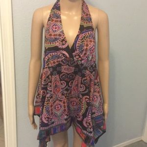 Handkerchief style halter top
